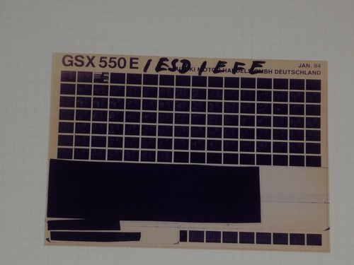 Suzuki gsx550e jan 1984 - ,